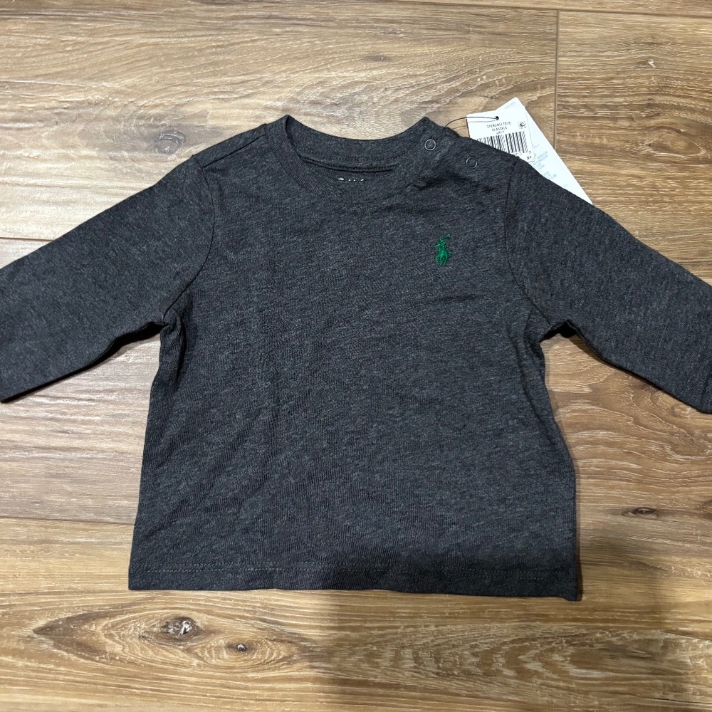 BABY BOY RALPH LAUREN LONG SLEEVE TOP SIZE 6 MONTHS